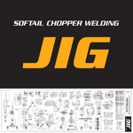 Professional Custom Chopper Softail Frame Welding Jig Blueprints. Fixed Price $92.00.