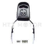 Httmt Skull Sissy Bar W/ Backrest & Leather Pad For Honda Shadow Ace 1100 Chrome. Fixed Price $86.99.