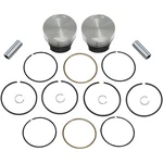 Wiseco 0903-1577 K0215P1 Tracker Series Piston Kit. Fixed Price $295.95.