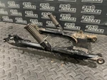 1984 Honda CB125 Rear Wheel Swing Arm Frame Passenger Foot Pegs. Fixed Price $69.00.