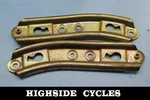 1118 01 Harley-davidson Softail Right Left Rear Fender Support Brackets. Fixed Price $20.00.