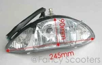 Front Head Light With 4 Wires For Peace Sports TPGS-805 50CC. Fixed Price $29.95.