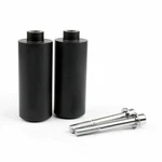 Frame Slider Crash Protector For Yamaha FZ6 No Cut Black Extended. Fixed Price $30.65.
