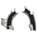 Acerbis X-grip Frame Guards Silver/black Fits Honda CRF250R CRF450R Rx. Fixed Price $51.66.