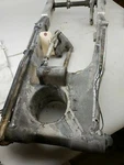1994 Kawasaki ZX900B Rear Swingarm W/dogbone Linkage. Fixed Price $71.99.
