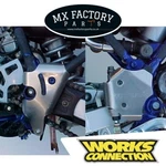 Yamaha YZ85 02-12 13 14 15 16 17 18 Works Connection Frame Guards Protector Mx. Fixed Price $119.41.
