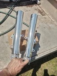 Harley Polished Front Forks Triglide Trike 2009 -2013 Only 41 Mm. Fixed Price $329.00.