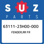 63111-23H00-000 Suzuki Fender,rr Fr 6311123H00000, New Genuine Oem Part. Fixed Price $174.41.