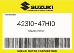 Suzuki Genuine Stand, Prop 42310-47H10. Fixed Price $130.77.