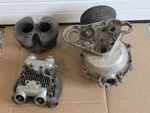 Triumph Pre Unit Rigid Thunderbird 6T 650 Engine Cases. Fixed Price $499.99.