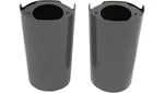 Drag Specialties 0411-0118 Black Fork Slider Covers 14-21 Harley Touring. Fixed Price $79.95.