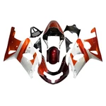 Orange Silver White Fairings Kit For 2000 2001 2002 Suzuki GSXR1000 K1 Bodywork. Fixed Price $349.95.