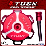 Tusk Gas Cap 2004-2017 Honda Fuel Petrol Tank Lid Aluminum Red. Fixed Price $41.94.