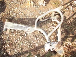 Hercules Sachs 125 Frame # L144860 W/ Pegs. Fixed Price $45.00.