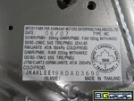 EB593 2008 Kawasaki Klr 650 Frame Assembly Vin: JKAKLEE198DA03690. Fixed Price $464.98.