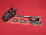 Oem 1981 Yamaha XT250 Engine Mounting Brackets & Hardware # 3Y1-21316-00-00. Fixed Price $20.00.