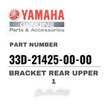 Yamaha Genuine Oem Parts Bracket Rear Upper 33D-21425-00-00 For YZ450F. Fixed Price $132.82.