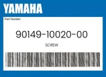 Yamaha Genuine Screw 90149-10020-00. Fixed Price $11.06.