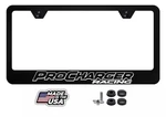 Pro Charger Racing On Black Metal License Plate Frame. Fixed Price $19.95.