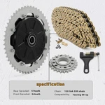 Chain Drive Sprocket Conversion Kit For Harley Touring M8 Road King Glide 09-UP. Fixed Price $359.98.