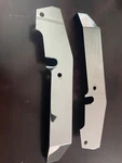 Drag Specialties DS-720120 Top Rear Frame Rail Covers For Harley Flt Flht Flhr. Fixed Price $44.44.