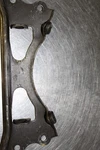 2006-2007 Honda CBR1000RR Rear Back Subframe Mounting Bracket #2522. Fixed Price $60.00.