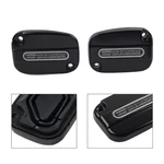 Black Front Brake Master Cylinder Cover For Harley Touring Electra Glide 08+ Us. Fixed Price $47.69.