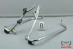 2011 Harley Street Glide Saddlebag Support Mount Bracket Set Chrome. Fixed Price $42.80.