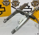 Oem Harley 02-06 V Rod Polished Rear Frame Swing Arm Passenger Pegs & Mounts. Fixed Price $149.95.