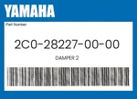 Yamaha Genuine Damper 2C0-28227-00-00. Fixed Price $10.00.
