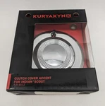 Kuryakyn Clutch Cover Accent Indian Scout Part Number - 8912. Fixed Price $14.99.