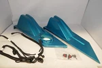 Oem Polaris Slingshot Rear Hump Panel Deck Indian Sky Blue 5453411-737 / 5453412. Fixed Price $149.99.