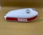Yamaha 1976 White & Painted Aluminum Petrol Fuel Tank+cap Fit For. Fixed Price $348.50.
