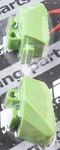Puig Pro Frame Sliders Rubber End Bumper - Green Motorcycle Street Bike 5533V. Fixed Price $25.00.