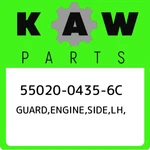 55020-0435-6C Kawasaki Guard,engine,side,lh, 5502004356C, New Genuine Oem Part. Fixed Price $27.96.