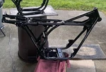1973-75 Yamaha Rd 250 Oem Frame Vin # 351-104XXX Sandblasted Painted W/ 2K. Fixed Price $200.00.