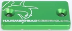 Hammerhead Master Cylinder Cover Front Green Fits Kawasaki KX125/250 KX250/450F. Fixed Price $15.99.