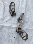 Ktm 640 LC4 2004 Oem Pegs Footrests Brackets Set 54603040000 50203030000 Us. Fixed Price $120.00.