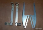 Police Moto Guzzi 750 Ambassador 850 Eldorado Fork/windshield Bracket Set. Fixed Price $189.00.