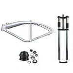 3.4L Brushed Alum Felt Faker Frame & 26" Fork W/headset - Gas Motorized Bicycle. Fixed Price $247.66.
