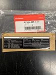 Nos Honda Oem 2010-2011 NT700 Tire Pressure Label 87505-MEW-L00. Fixed Price $7.00.