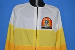 Vintage 70S Armor All Nylon Car Racing Race Striped Rainbow Wind Jacket Large. Fixed Price $113.10.