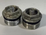 Front Fork Caps Bolts Plugs Honda 51450-KE8-003 2PC Oe Used. Fixed Price $34.95.