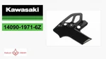 Kawasaki Oem 14090-1971-6Z Cover,frame Pivot,rh, From Japan. Fixed Price $53.74.