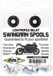 Bolt 2009-SSS.BK Swingarm Spools Black. Fixed Price $30.24.