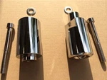 No Cut Frame Slider Crash Protector For 2004 2005 Suzuki Gsxr 600 750 Chromed. Fixed Price $20.00.