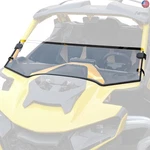 Sautvs Clear Front Half Windshield For Can-am Maverick R, Lightly Dustproof. Fixed Price $286.50.