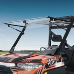 Kemimoto 2-IN-1 Flip Windshield Compatible With Ranger 1000, Scratch Clear. Fixed Price $581.83.