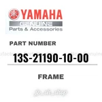 Yamaha Genuine Oem Parts Frame 13S-21190-10-00 For R6. Fixed Price $764.00.