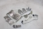 06-07 Suzuki Gsxr 750 Oem Mounting Brackets Mounts Chrome Covers. Fixed Price $41.30.